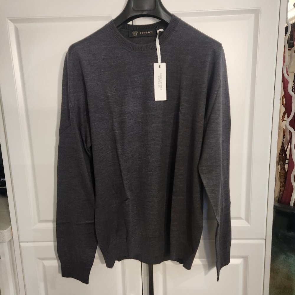 Versace Greca Lana Wool Jumper